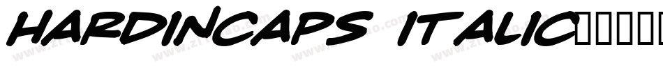 HardinCaps Italic字体转换